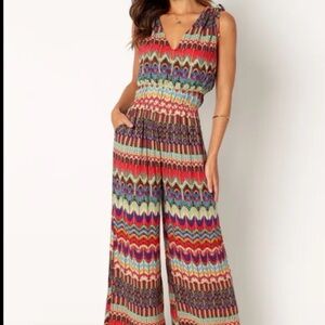 Dress Forum Multicolor Zigzag Jumpsuit